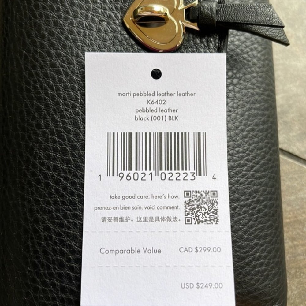 Kate Spade Marti Large Slim Flap Wallet Black - Picture 6 of 16
